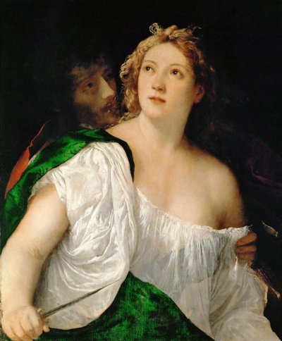 Tarquinius e Lucrezia, 1516-1517 da Tiziano Vecelli