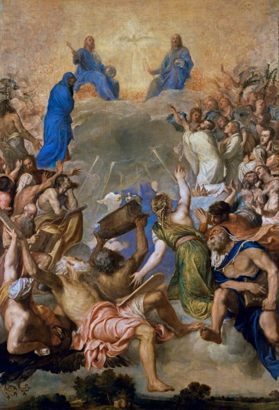 La Santissima Trinità da Tiziano Vecelli