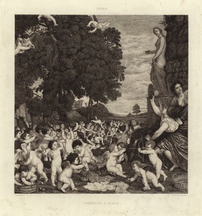 Il culto di Venere da Tiziano Vecelli