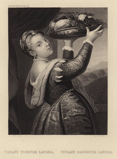 La figlia di Tiziano, Lavinia da Tiziano Vecelli