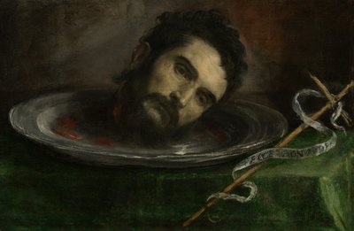 Testa di Giovanni Battista, fine 1500 da Tiziano Vecelli