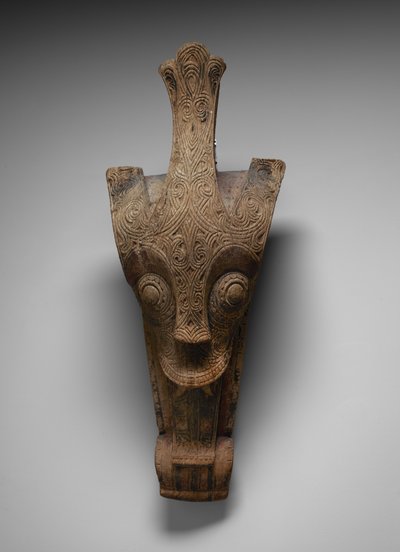 Ornamento della facciata di una casa rappresentante un singa, c.1875-1900 da Toba Batak Culture