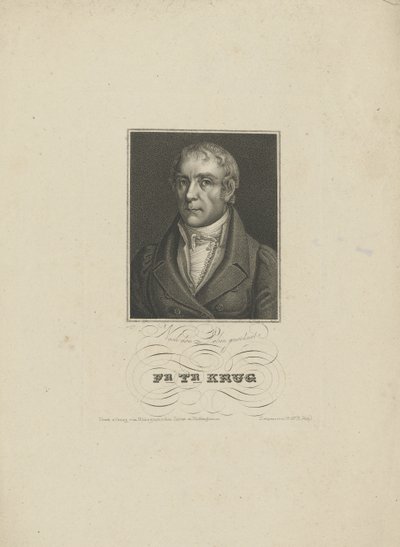 Ritratto di Wilhelm Traugott Krug da Tobias Falcke