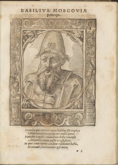 Ritratto dello Zar Ivan IV il Terribile da Tobias Stimmer