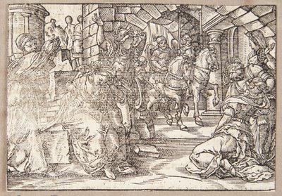 Madri romane svenute per il ritorno dei loro figli dalla guerra da Tobias Stimmer