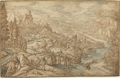 Paesaggio Fluviale da Tobias Verhaecht