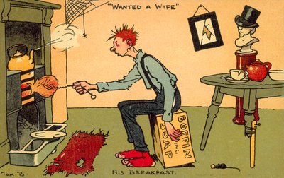 Cercasi moglie (cromolitografia) da Tom Browne