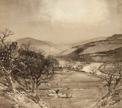 La valle di Ettrick vicino a Selkirk da Tom Scott