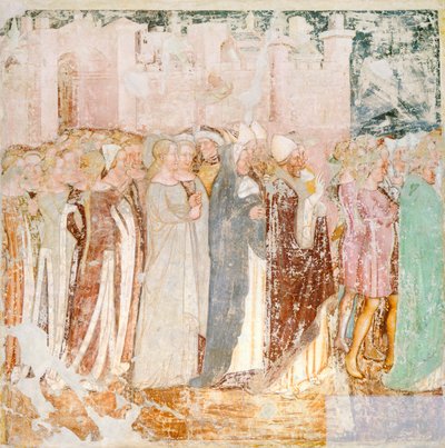 Partenza da Roma (dettaglio) dalla Leggenda di Sant