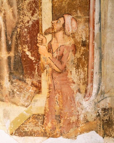 Raffigurazione dei donatori (dettaglio da San Romualdo) da Tomaso da (late 15th century) Modena