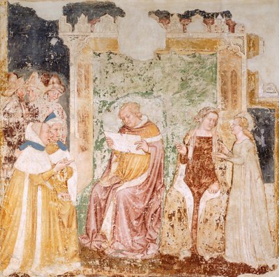 Ambasciata al Re di Bretagna (dettaglio) da Tomaso da (late 15th century) Modena