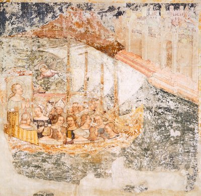 Navigando verso Roma (dettaglio) da Tomaso da (late 15th century) Modena