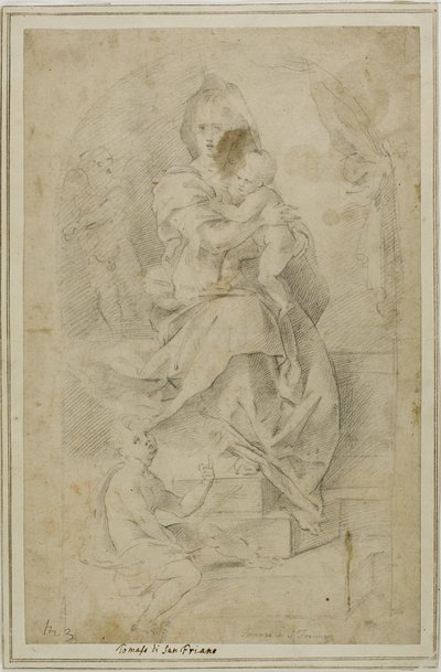 Madonna con Bambino e San Giovanni Battista bambino da Tommaso Manzuoli