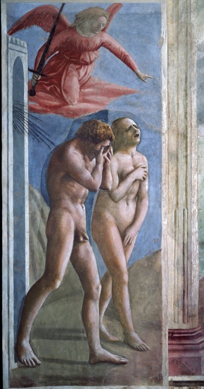 Adamo ed Eva cacciati dal Paradiso da Tommaso Masaccio