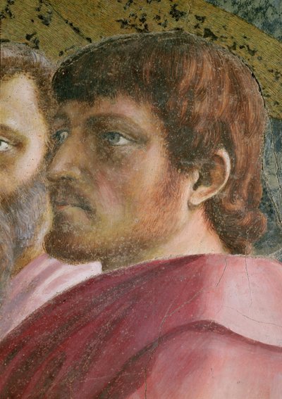 Il pagamento del tributo (dettaglio della testa di un apostolo) da Tommaso Masaccio