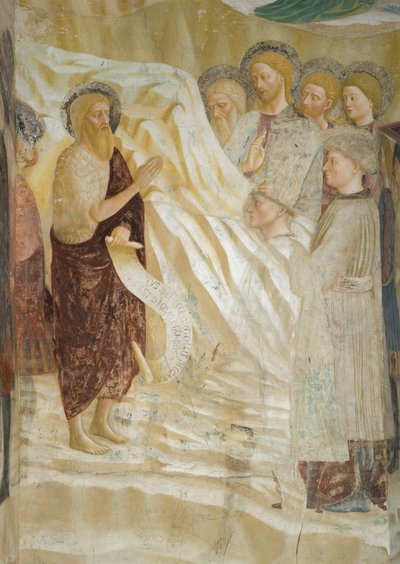 Ciclo di vita di San Giovanni Battista: La predicazione di San Giovanni Battista da Tommaso Masolino da Panicale