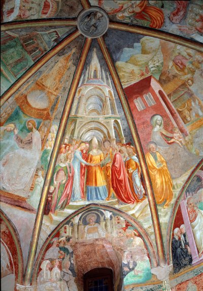 Vita della Vergine: il matrimonio da Tommaso Masolino da Panicale