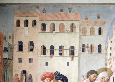 San Pietro guarisce uno storpio e la resurrezione di Tabita (dettaglio dell
