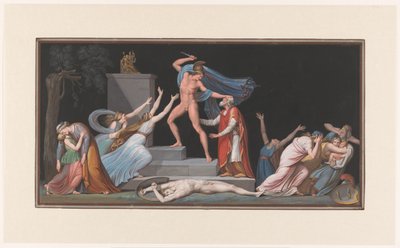 Morte di Priamo da Tommaso Piroli