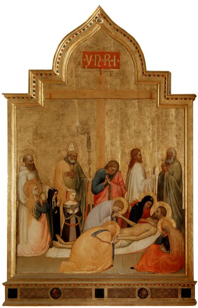 Pietà con san Remigio e san Benedetto da Tommaso di Stefano Giottino
