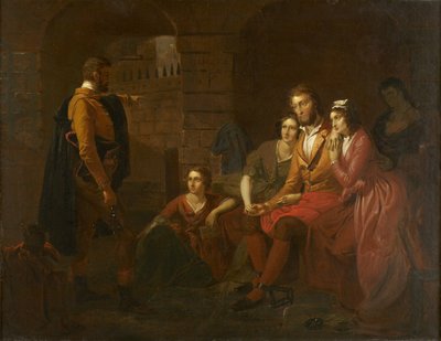 Lafayette in prigione a Olmütz, 1850 da Tompkins Harrison Matteson