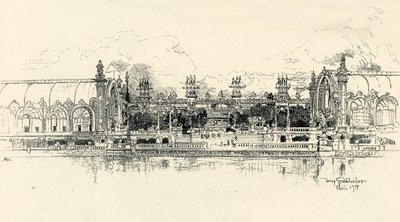 I padiglioni di orticoltura e silvicoltura di Tony Grubhofer, 1900 da Tony Grubhofer