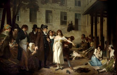 Il dottor Philippe Pinel libera gli alienati dalle loro catene nel 1795 all