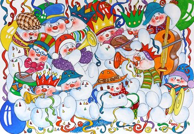 Banda di pupazzi di neve da Tony Todd