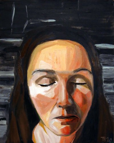 Ritratto di una donna contemplativa da Tore Bahnson