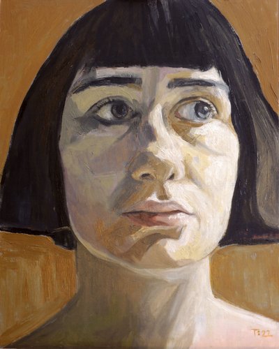 Ritratto di una donna pensierosa da Tore Bahnson