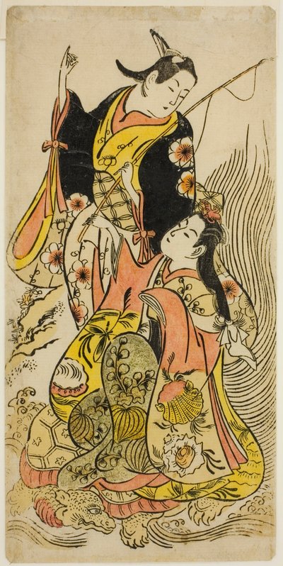 Una Versione Moderna di Urashima Taro da Torii Kiyomasu II
