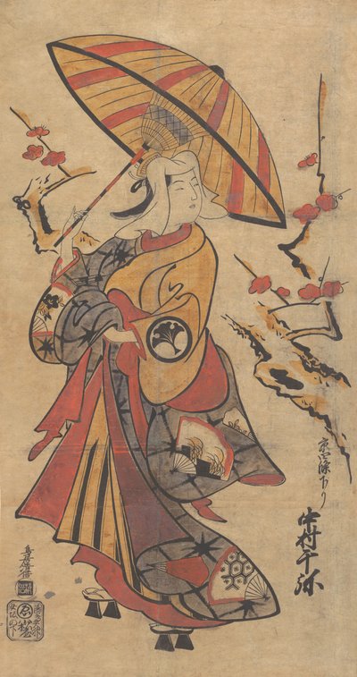 Attore Nakamura Senya come Tokonatsu nella Commedia Kabuki, L
