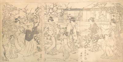 Scena dalla vendetta di Chushingura dei 47 leali rivenditori da Torii Kiyomine