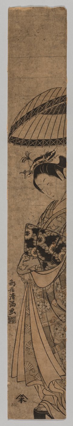 Una bella donna da Torii Kiyomitsu