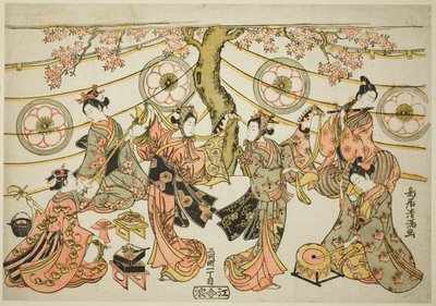 La danza Harugoma da Torii Kiyomitsu I