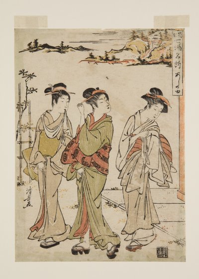 Ashinoyu da Torii Kiyonaga