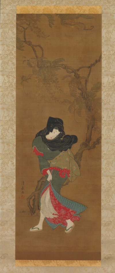 Bellezza nella brezza estiva, XVIII secolo da Torii Kiyonaga