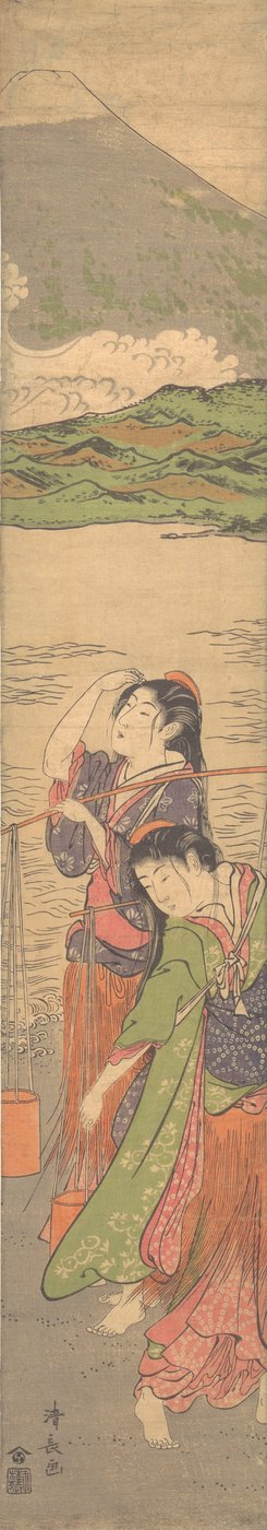 Danza delle fanciulle della spiaggia da Torii Kiyonaga