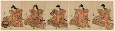Cinque musicisti (Gonin bayashi) da Torii Kiyonaga