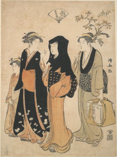 Festa delle bambole Hina dai Cinque Festival da Torii Kiyonaga