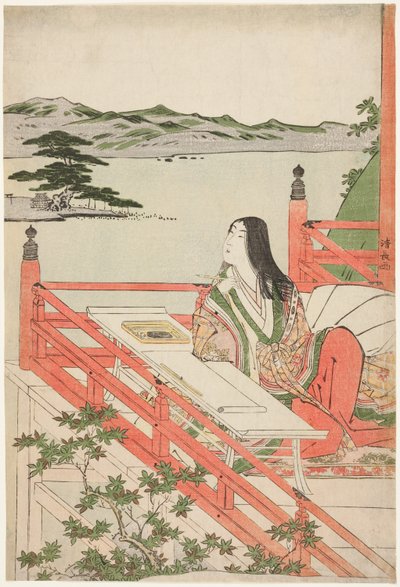 Murasaki Shikibu da Torii Kiyonaga