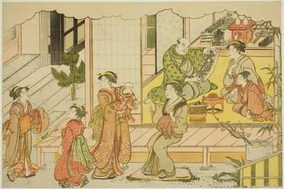 Apertura del magazzino (Kurabiraki), dal libro illustrato "Colori dell