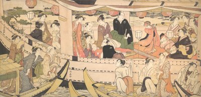 Barca da Piacere sul Fiume Sumida da Torii Kiyonaga