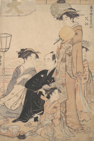 Sashiye nome di un luogo a Edo, ca. 1782 da Torii Kiyonaga