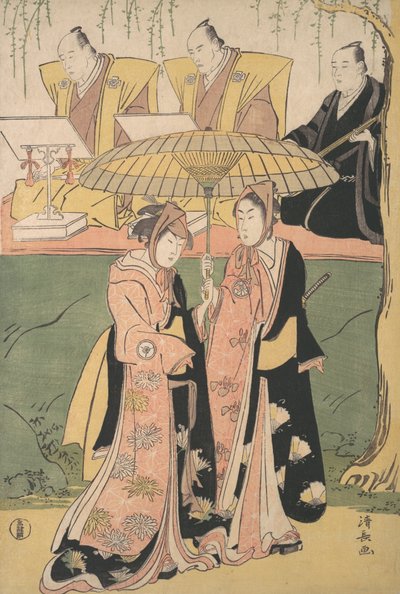 Scena da un atto di Shosa da Torii Kiyonaga