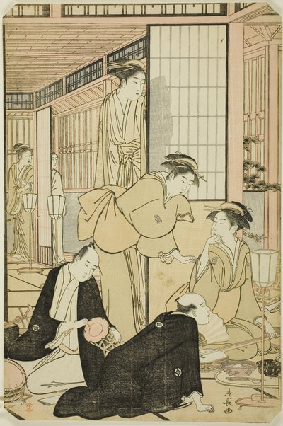 Il mese ottavo, dalla serie "Dodici mesi nel sud (Minami juni ko)" da Torii Kiyonaga