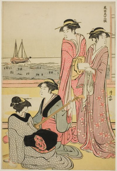 Il Quarto Mese, dalla serie "Dodici Mesi nel Sud (Minami juni ko)" da Torii Kiyonaga