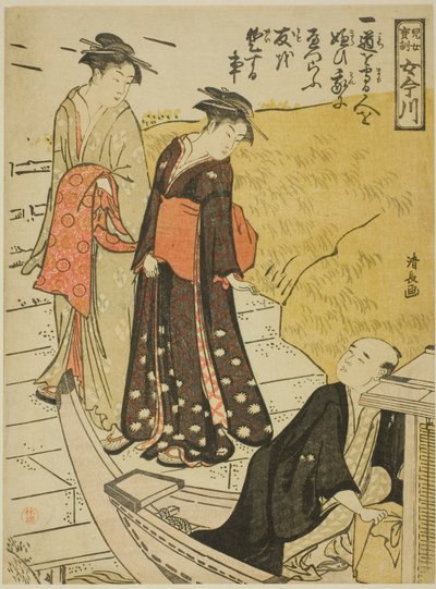 Ammonimenti preziosi per giovani donne (Jijo hokun onna Imagawa) da Torii Kiyonaga
