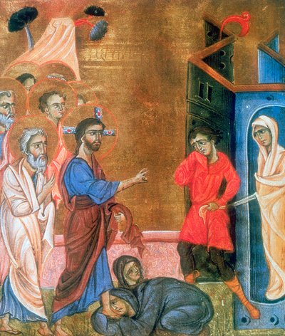 La resurrezione di Lazzaro, c1268 da T