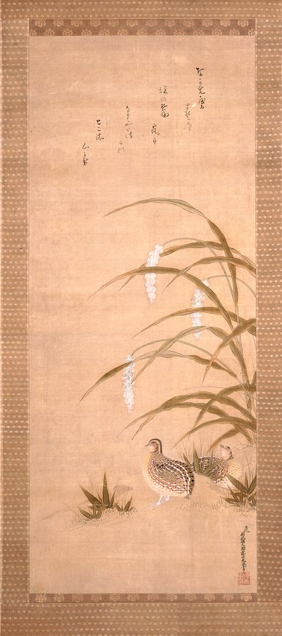 Quaglia e miglio da Tosa Mitsunari